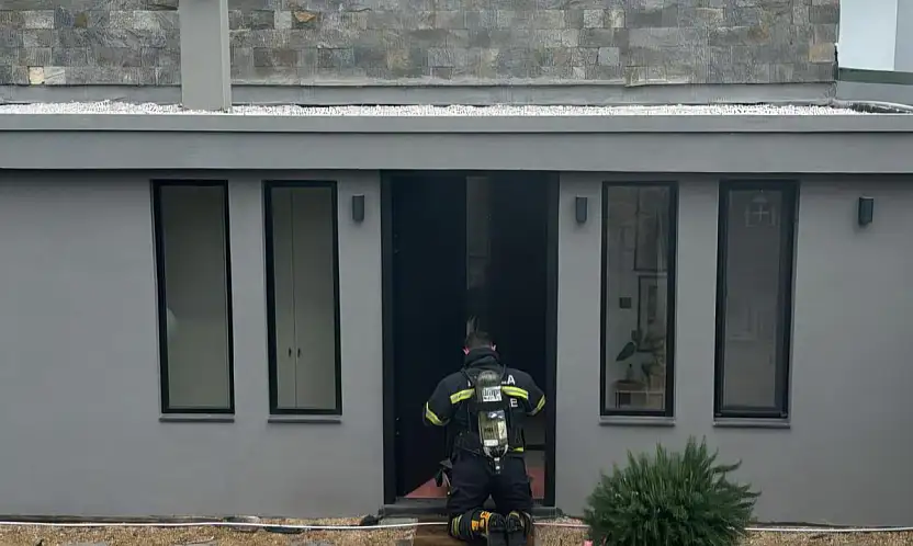 Bodrum'da villada yangın paniği felaket son anda önlendi