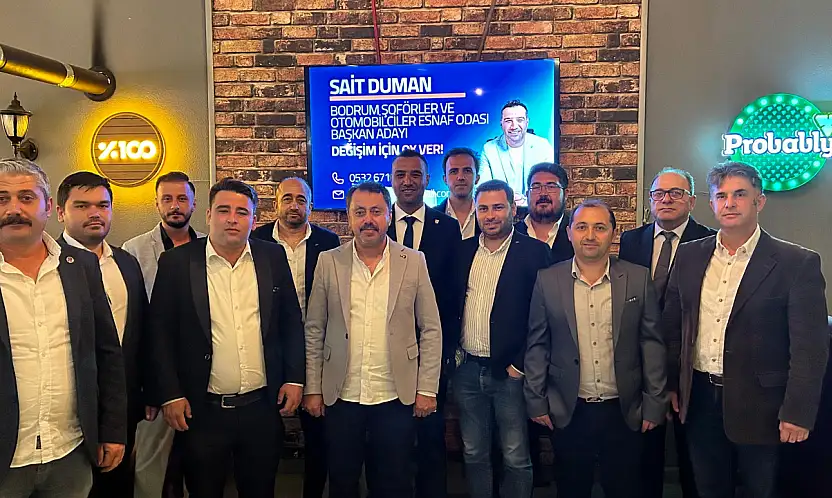Bodrum Şoförler Odası'nda değişim rüzgârı: Sait Duman adaylığını açıkladı