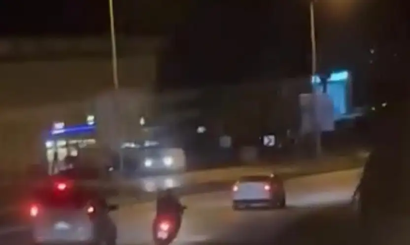 Bodrum–Turgutreis yolunda dehşet anları trafikte akılalmaz kovalamaca