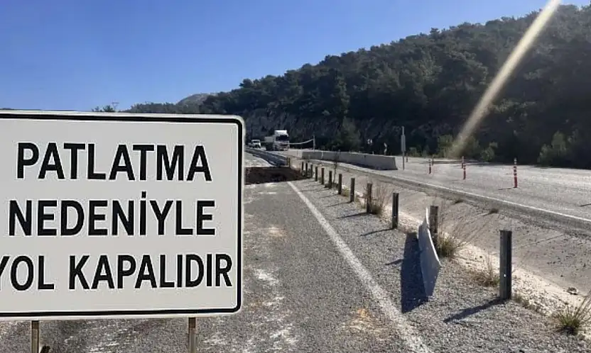 Boğa Yokuşu'nda patlatma çalışması yol trafiğe kapanacak