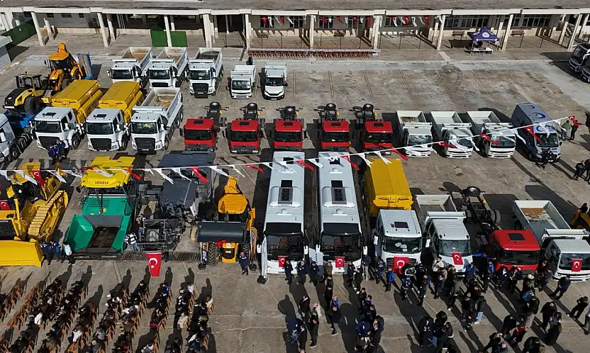 Büyükşehir Hizmet Filosunu 170 yeni araçla güçlendirdi