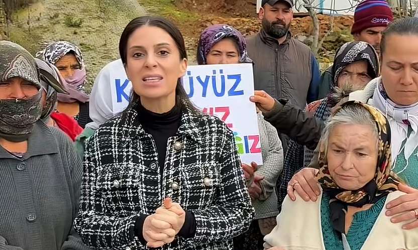 CHP'li Gizem Özcan'dan akbelen'de 'bu topraklar şirketin değil, halkındır'
