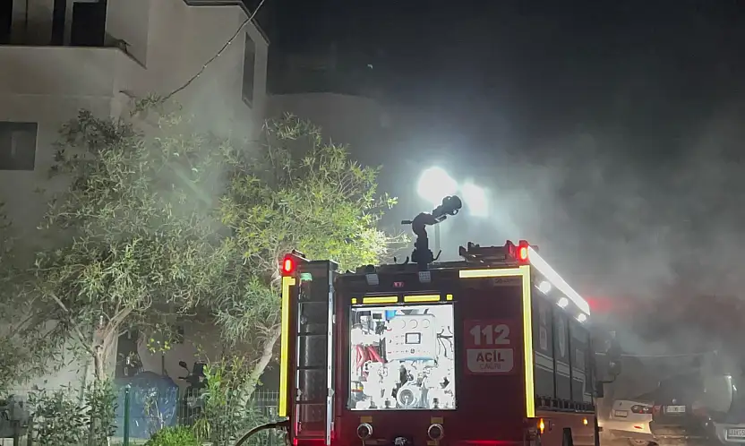 Dumanlar evi kapladı kadın ve iki köpek kurtarıldı