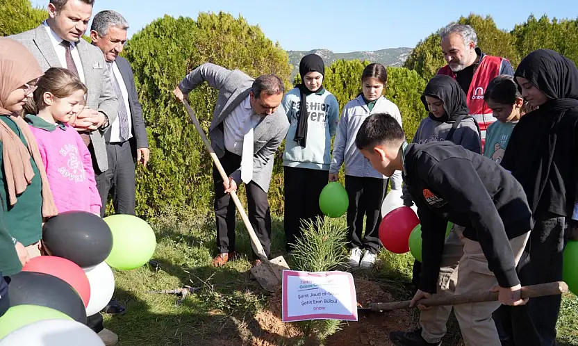 Gazze'deki çocuklar için umut fidanları