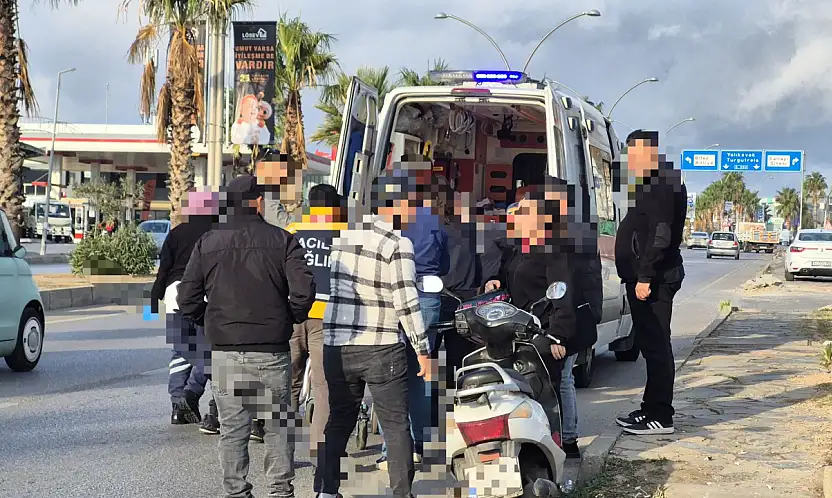 Genç sürücü yaralandı