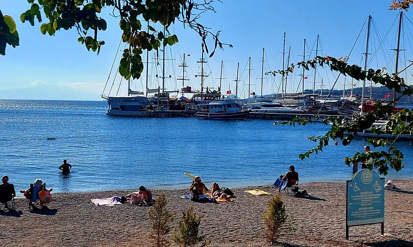 Kasım ortasında yazdan kalma gün