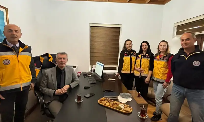 Kaymakam Ali Sırmalı'dan Bodrum sahil sağlık denetleme merkezi'ne ziyaret