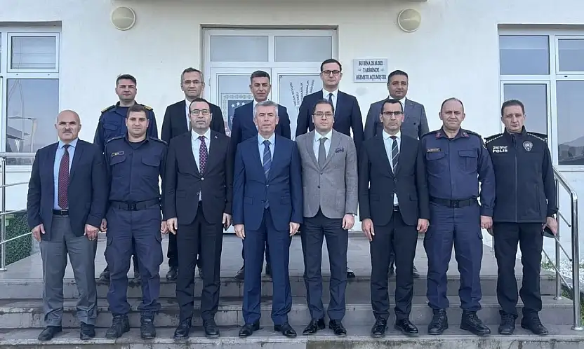 Kaymakam Ali Sırmalı'dan Jandarma Birimlerine inceleme ziyareti