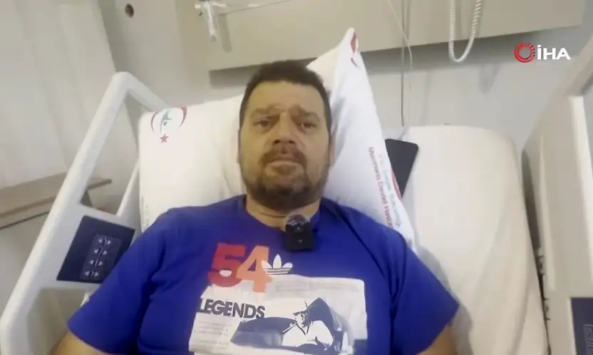 Kedi canlı adam yeniden hastanede