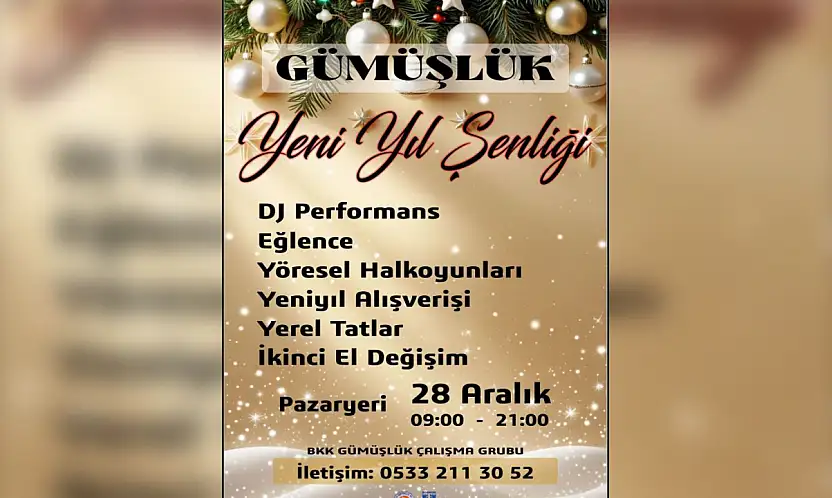 Kent Konseyi'nden Gümüşlük'te yeni yıl şenliği