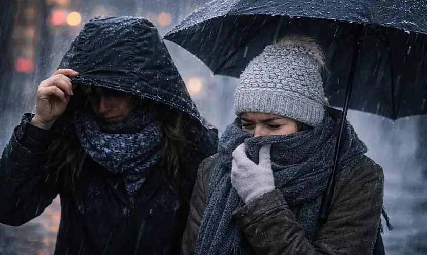 Kış yüzünü gösteriyor