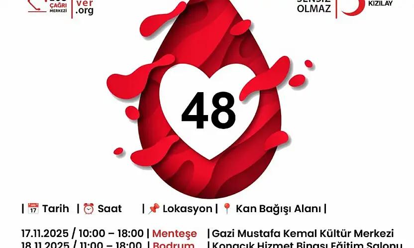 Kızılay'a kan bağışı seferberliği