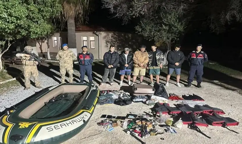 Kuşadası'nda 5 kaçak göçmen yakalandı