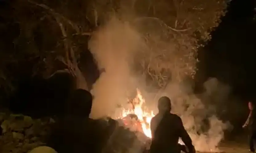 Mahalleyi ayağa kaldıran yangın