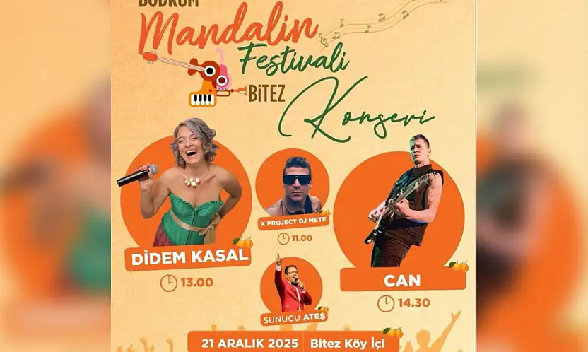 Mandalina Festivali Başlıyor