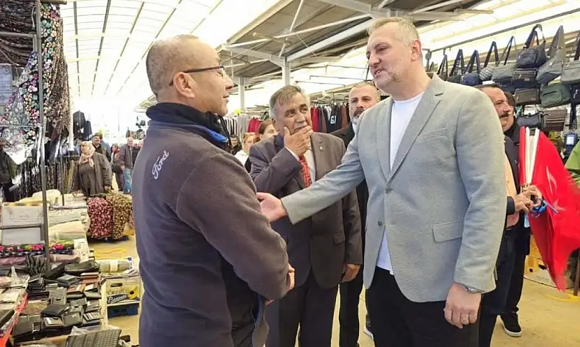 MHP Bodrum İlçe Başkanı Galipoğlu Pazar esnafıyla buluştu