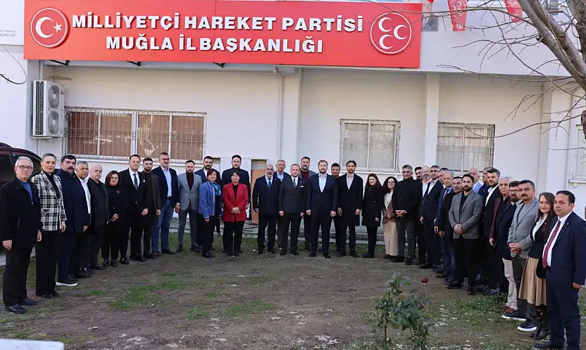 MHP Muğla İl Başkanlığı'na AK Parti'den iade-i ziyaret