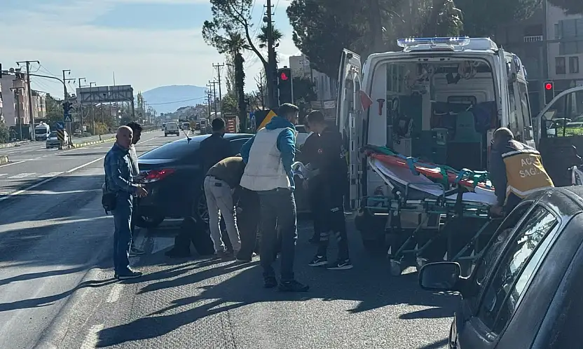 Motosiklet kazası 1 yaralı