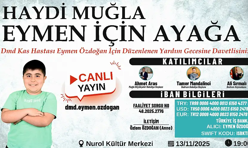 Muğla Eymen'e umut için buluşuyor