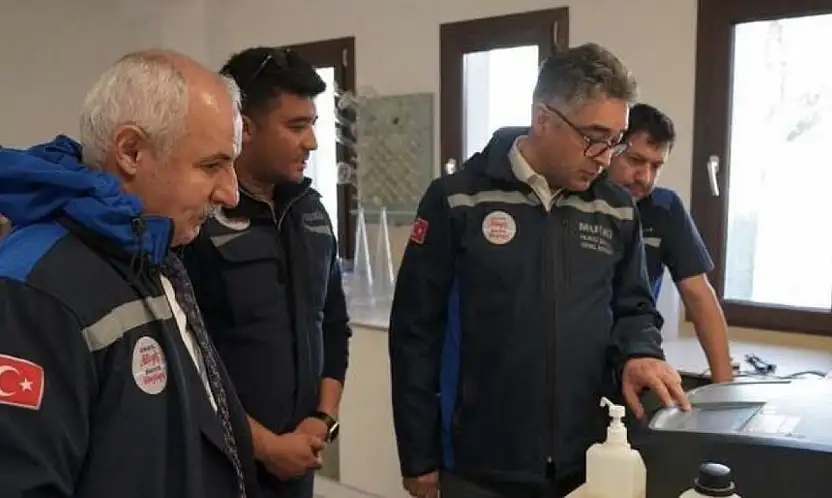 MUSKİ'den atıksu arıtma tesisine inceleme