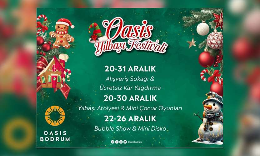 Oasis Bodrum'da yılbaşı coşkusu başlıyor