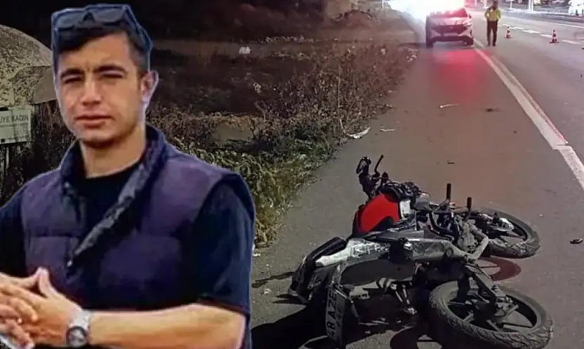 Ortakent'te acı kaza: motosiklet yolcusu hayatını kaybetti