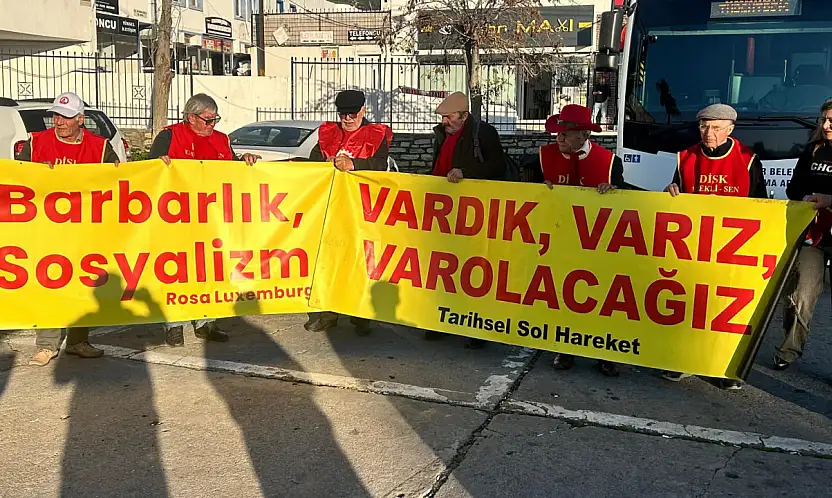 Rosa Luxemburg bodrum'da anıldı