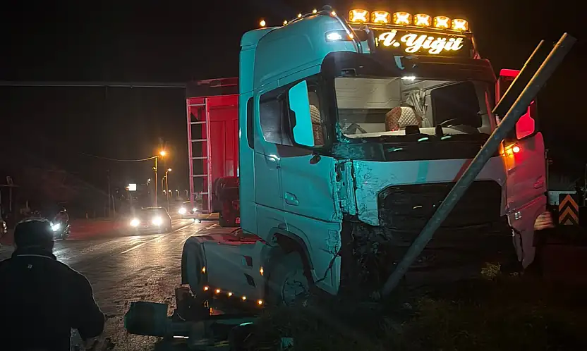 Saatler süren yolculuk kazayla sonlandı