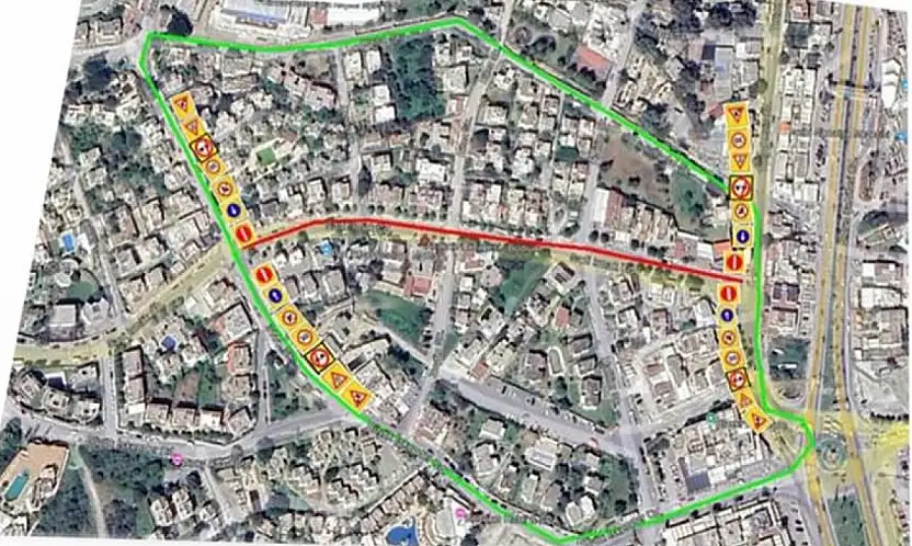 Sadi Irmak Caddesi geçici olarak trafiğe kapatıldı