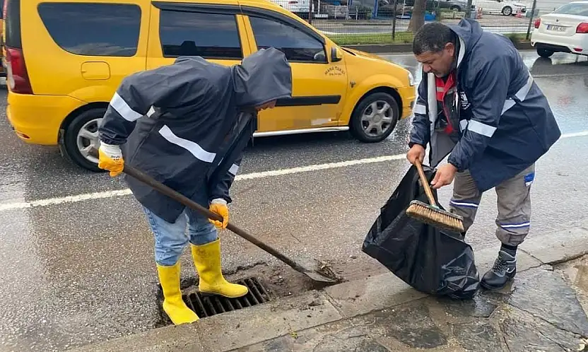 Sağanak yağışa anında müdahale