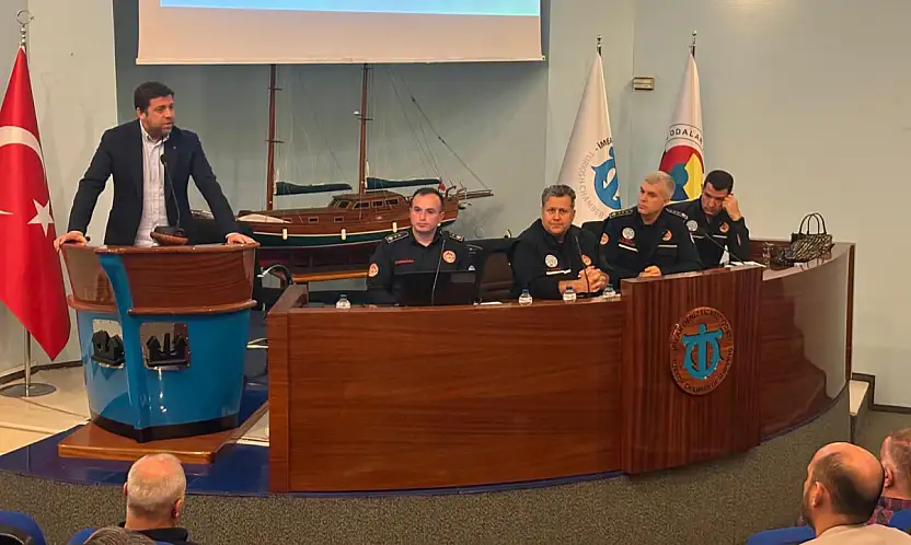 Sezon öncesi tekne yangınlarına karşı hayat kurtaran eğitim