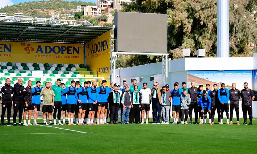 Sipay Bodrum FK'ya yönetimden moral ziyareti