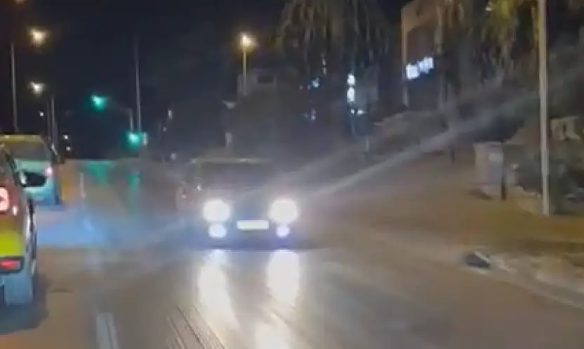 Trafiğinde pes dedirten görüntü