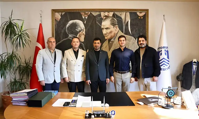 TÜRSAB Bodrum BTK'dan başkan Mandalinci'ye ziyaret