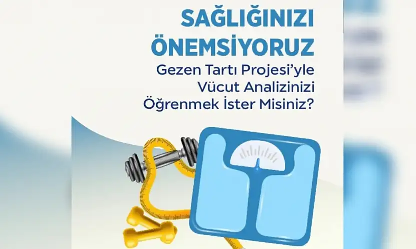 Ücretsiz vücut analizi hizmeti sokaklarda