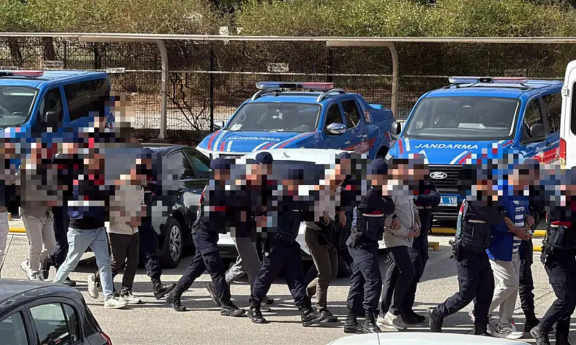 Yakalanan 9 şüpheliden 5'i tutuklandı