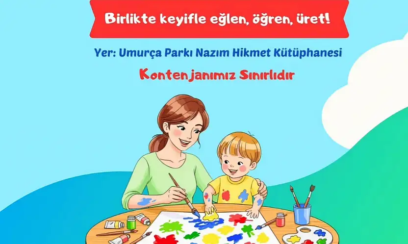Yarıyıl tatilinde çocuklara mum boyama atölyesi