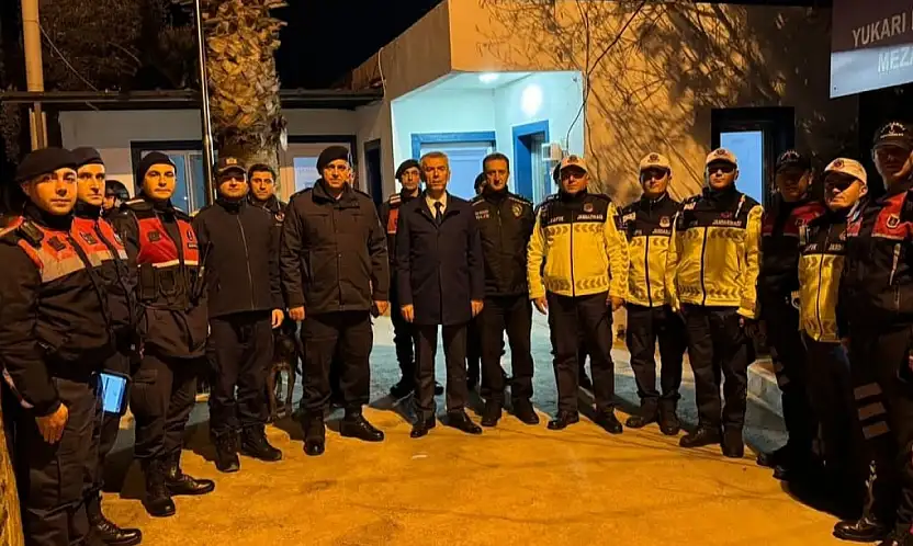 Yılbaşı akşamı görev başındaki personele moral ziyareti