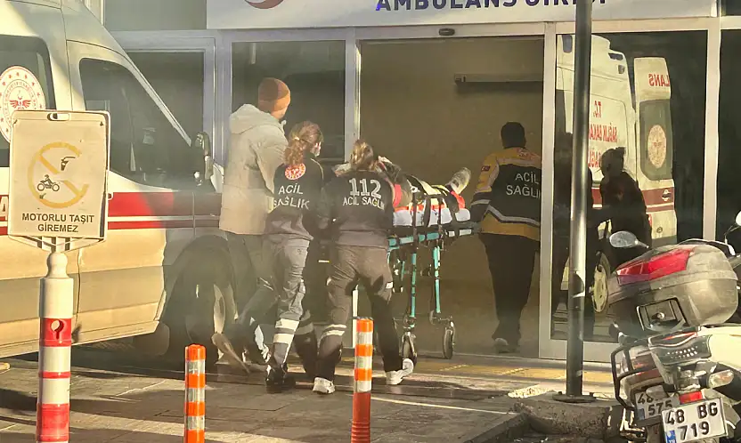 Yüksekten düşen işçi yaralandı